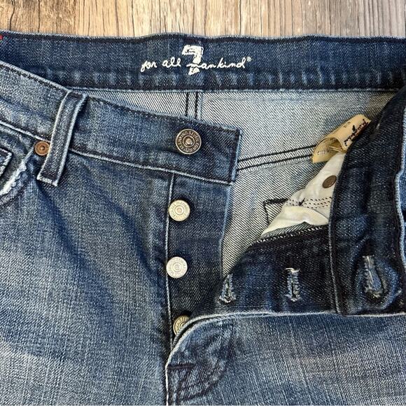 7FAM 7 for All Mankind “A” PKT Relaxed Jeans Men's Size‎ 30 Blue - Picture 3 of 9